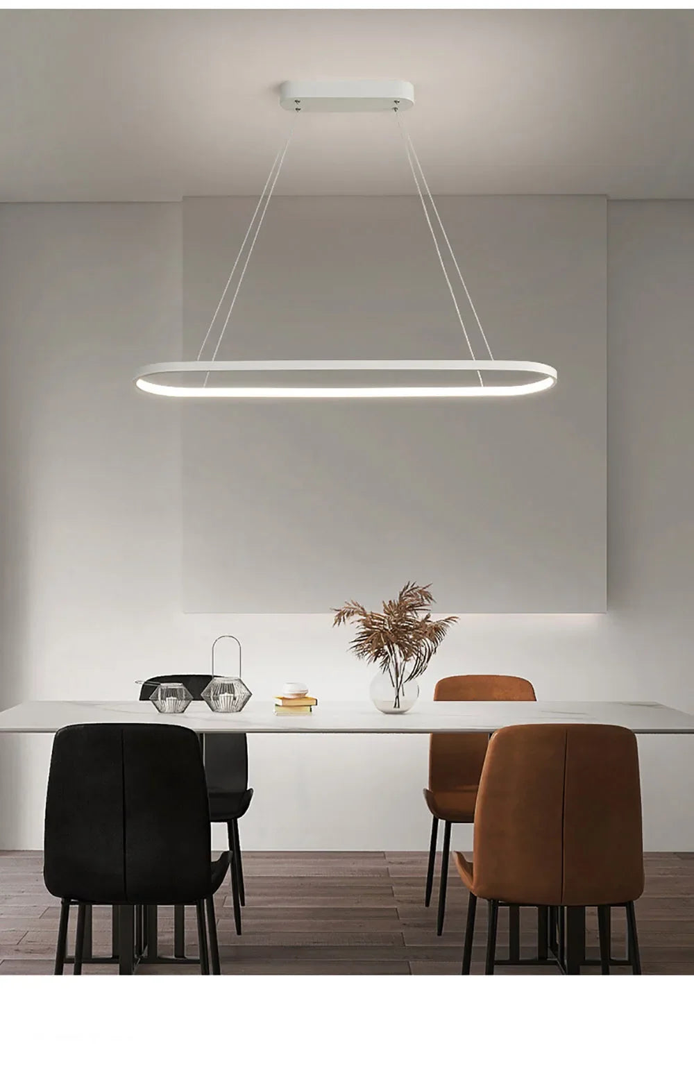 LumiArc - Sleek LED Pendant Light with a minimalist design