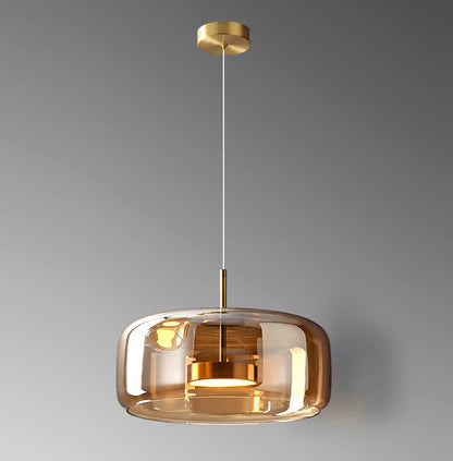 NovaCrystal – Sleek Glass Pendant Light with Minimalist Charm