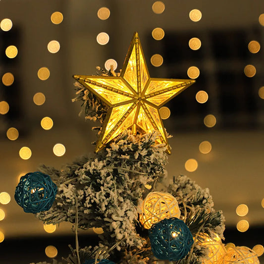 MiraStar - Battery-Powered Christmas Tree Top Star Light