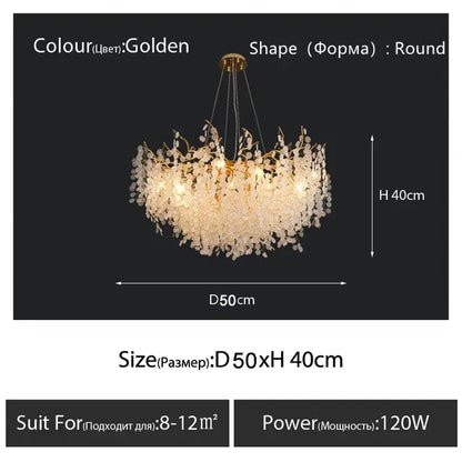 RegaliaOpal - Luxury Glass Chandelier