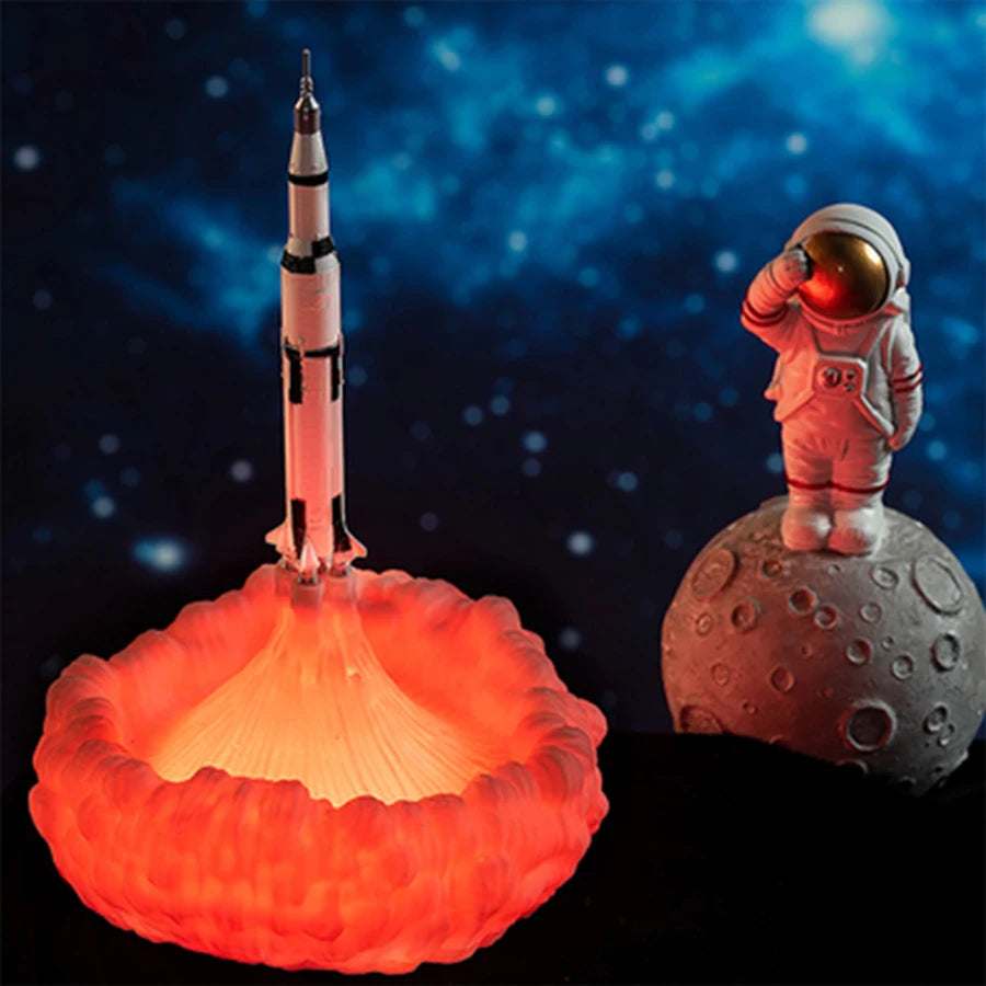 OmiRocket – 3D Space Shuttle Table Lamp