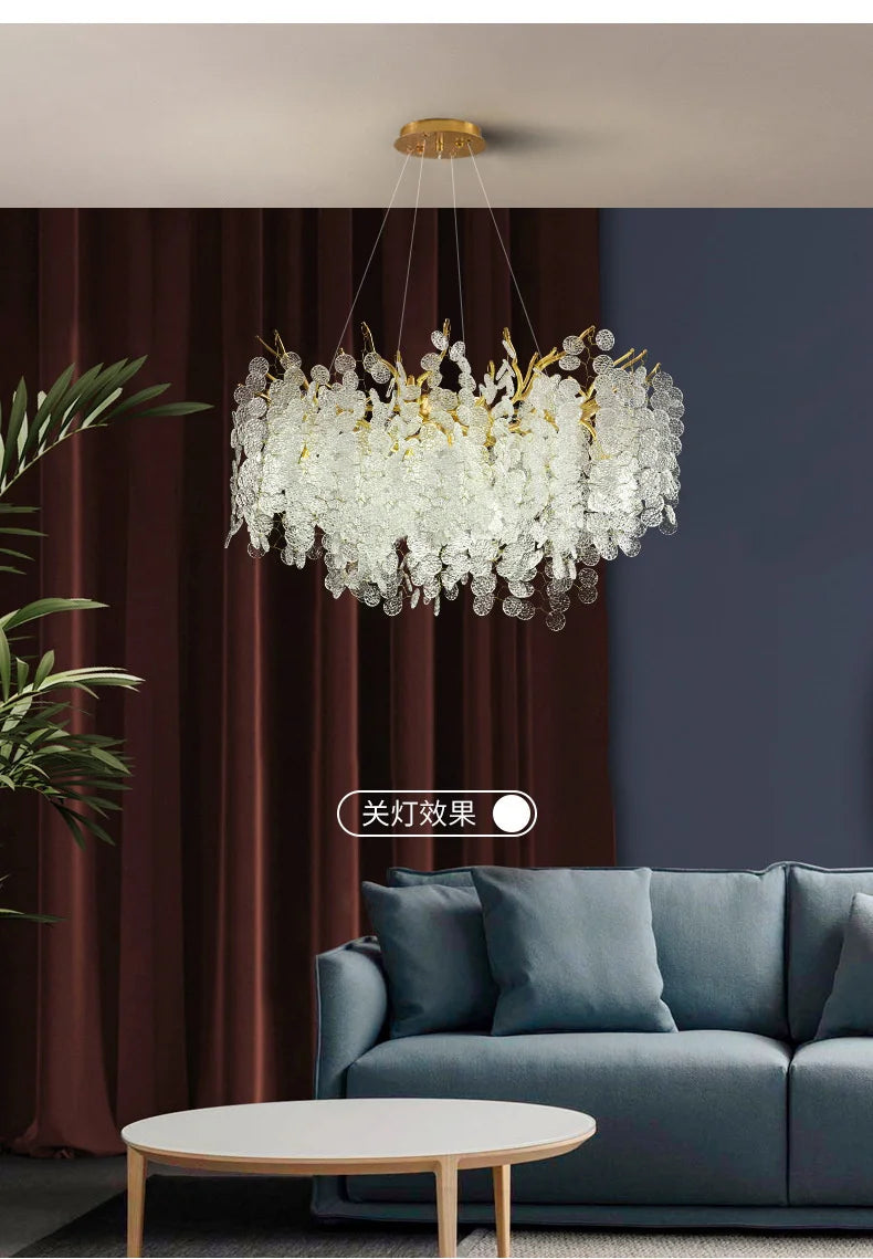 RegaliaOpal - Luxury Glass Chandelier