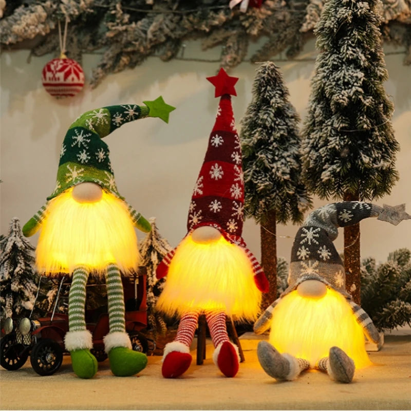 MiraGnome - Christmas Gnome Night Light Ornament