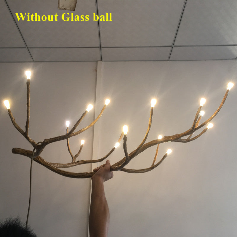 NovaBranch – Artistic Tree Branch Glass Bubble Pendant Chandelier