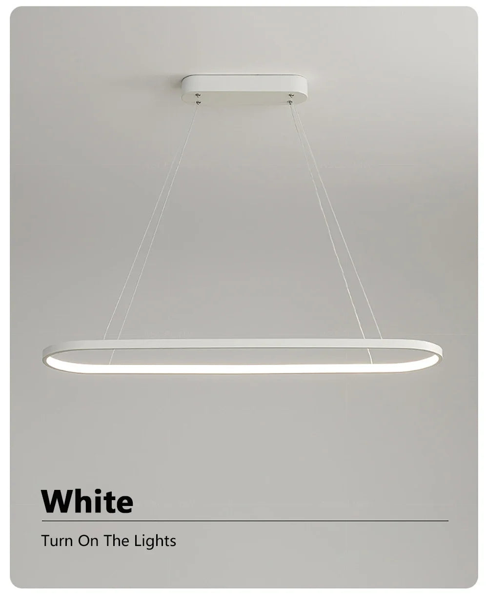 LumiArc - Sleek LED Pendant Light with a minimalist design