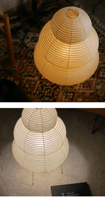 HikariAkari – Wabi-Sabi Rice Paper Table Lamp