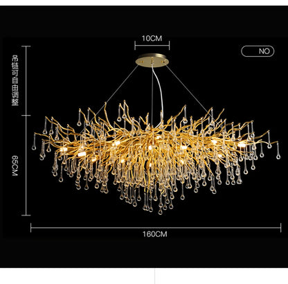 RegaliaOpal - Luxury Glass Chandelier