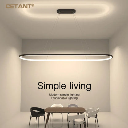 LumiArc - Sleek LED Pendant Light with a minimalist design