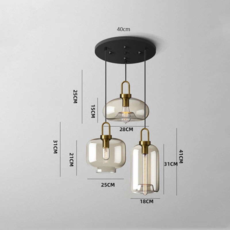 NovaLoft - Glass Pendant Light