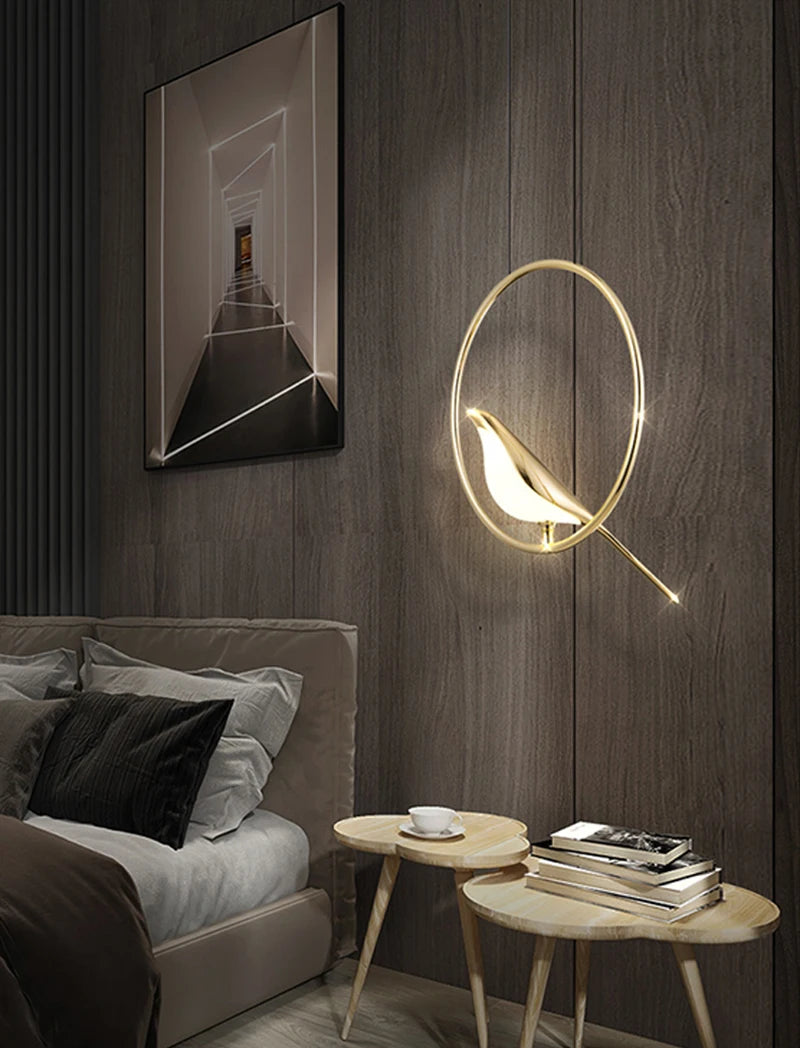 NovaPerch – Modern Bird-Inspired LED Wall Lamp