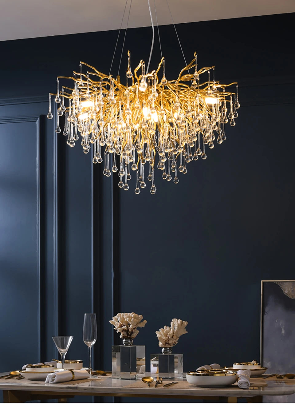 RegaliaOpal - Luxury Glass Chandelier