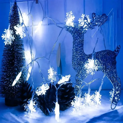 MiraFlake - LED Christmas Snowflake String Light