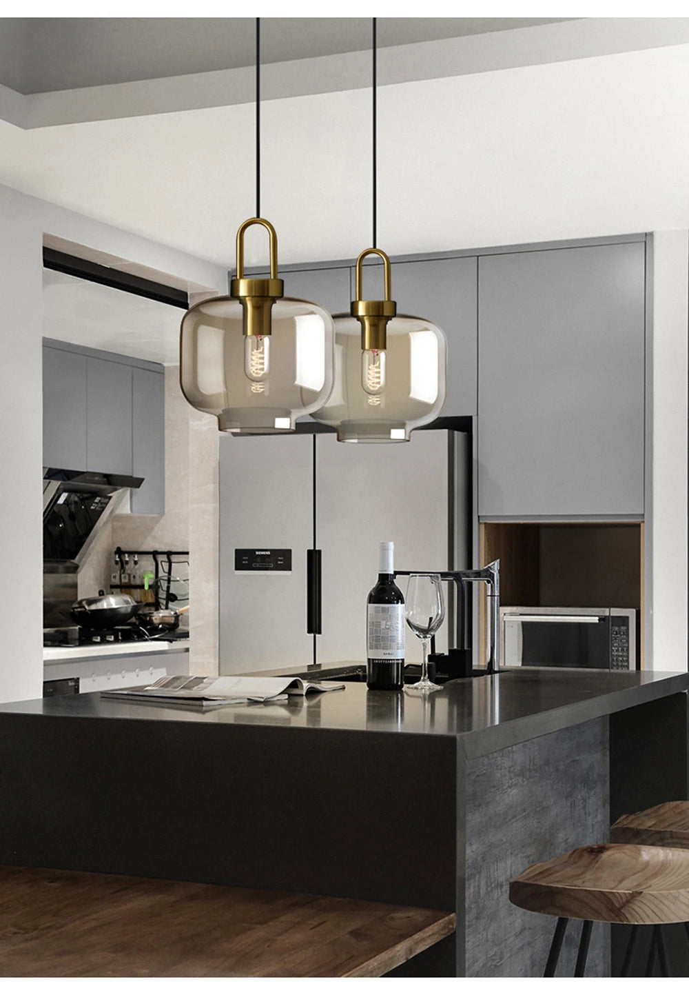 NovaLoft - Glass Pendant Light