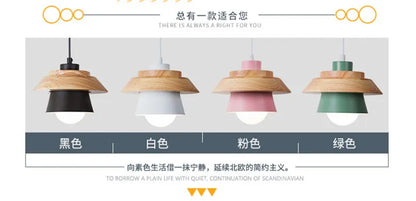 RayaWood - Modern LED Pendant Lamp