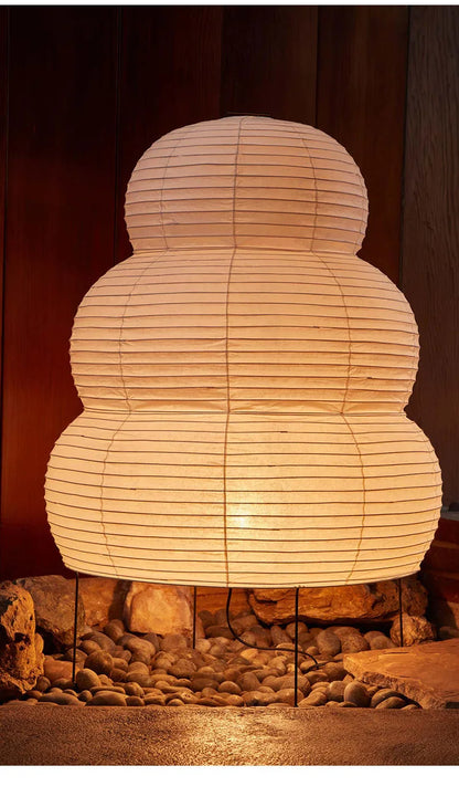 HikariAkari – Wabi-Sabi Rice Paper Table Lamp