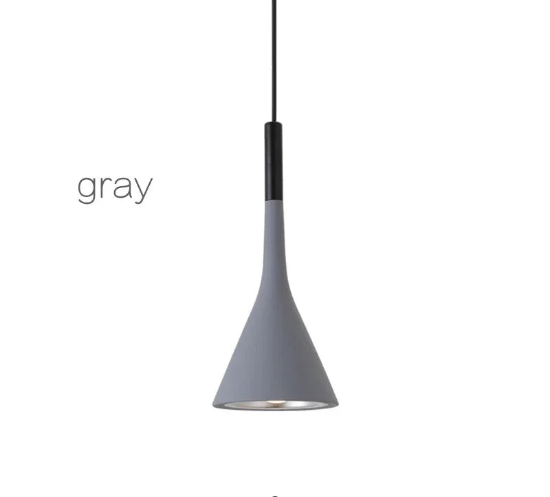 NovaPure Pendant Light – Modern Black & White LED Chandelier