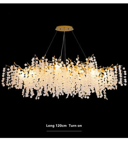 RegaliaOpal - Luxury Glass Chandelier