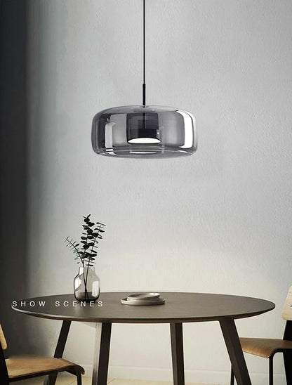 NovaCrystal – Sleek Glass Pendant Light with Minimalist Charm