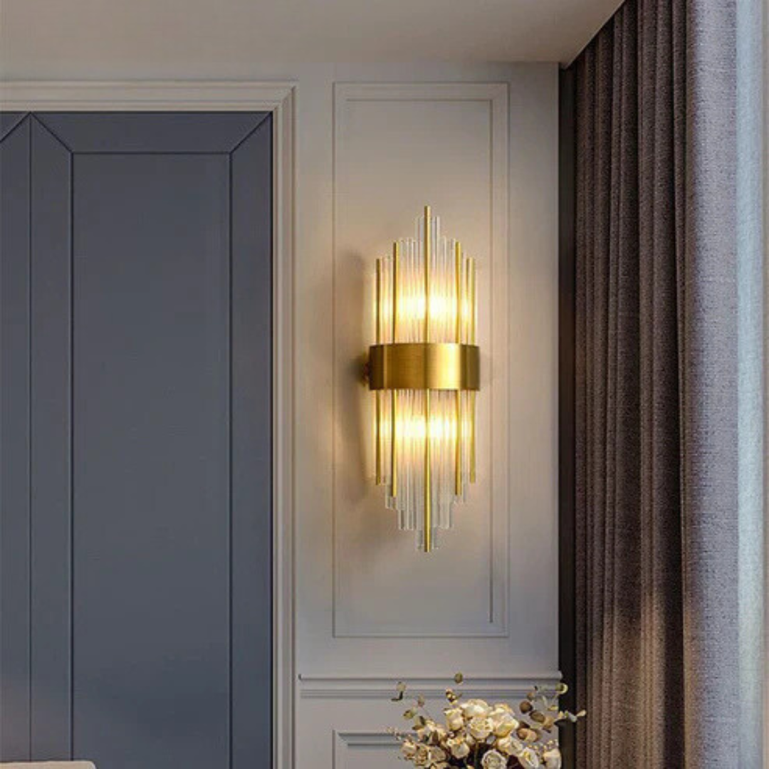 RegaliaLustre – Luxury Glass Wall Sconce